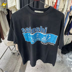 Summer Streetwear Satoshi Nakamoto T Shirt Men Woman Fashion Vintage Print Short Sleeve Washed Damaged Hole Old  Top Tee