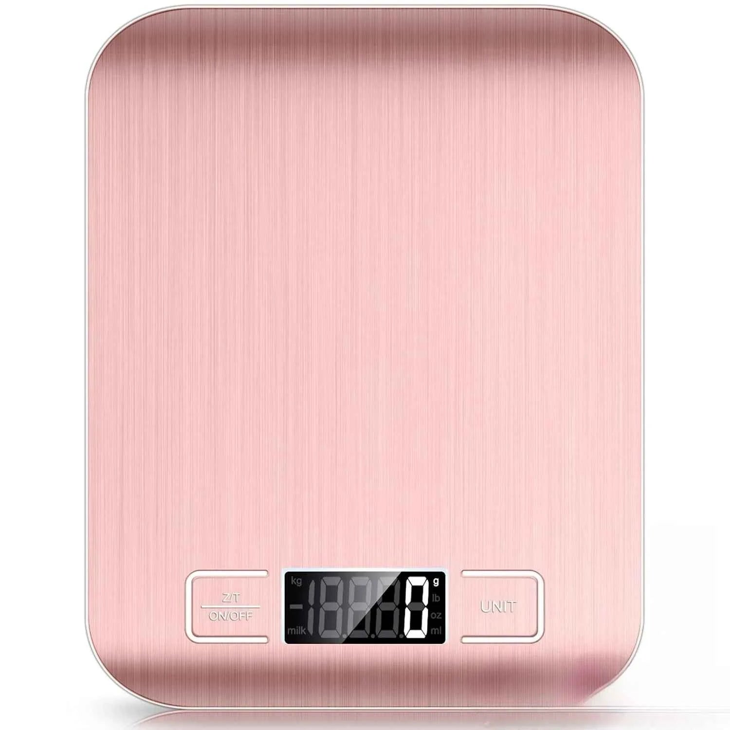 10kg Kitchen Scale,Digital Kitchen Scale with Tare Function, Electronic Coffee Brewing Scale, LCD Display Stainless Steel Screen