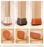 Thicked Chair Leg Floor Protector Silicone Anti-Slip Furniture Pads Wear-resistant Table Leg Cover Scratch-proof Floor Protector