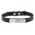 Personalized Dog Collar with Name Engraving – Anti-Lost PU Leather Collar for Dogs and Cats