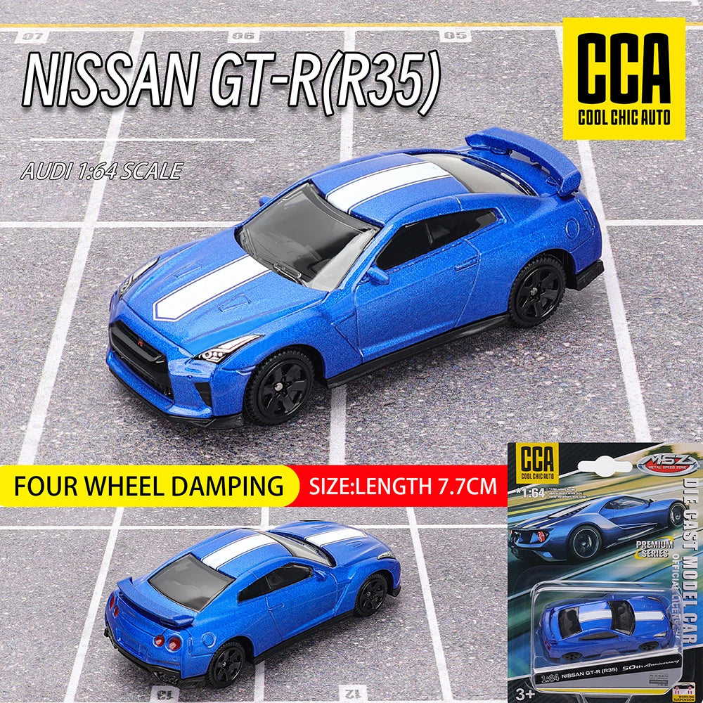 CCA 1:64 BMW M4 Z4 M850I M4 GT3 Exquisite Hanging Model Classic Car Static Car Model Alloy Die-Casting Car Model Collection Gift