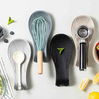 Silicone Kitchen Spoon Holder Tray for Spatulas and Cooking Utensils