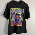 2025 Summer Rhinestone Funny Pattern Daily T-Shirts Men and Women Simple Color Block Versatile Gothic Short-Sleeves Loose Tees