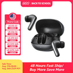 QCY Melobuds N20 BH25HT20A Wireless Bluetooth 6.0 Earphone -50dB Adaptive ANC 13mm Drivers Headsets 6 Mics HD Calls Earbud 40Hrs