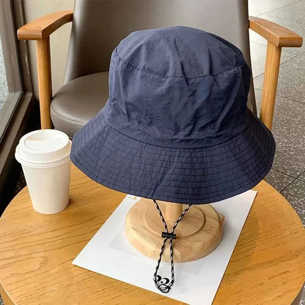 Summer Sun Protection Waterproof Bucket Hat Camping Hiking Cap With Storage Bag Anti-UV Sun Hat Mountaineering Caps Panama Hat
