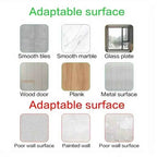 1pc Foldable Wall-mounted Shelf, For Bathroom, Toilet, Kitchen, Bedside, No Drilling Phone Storage, Wifi Router Storage