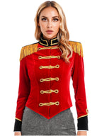 Women Circus Ringmaster Costume – Showman Tailcoat Jacket Outfit