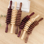 Wooden Therapy Massager Roller Trigger Point Massager Stick for Fascia Cellulite Muscle & Abdomen Body, Muscle Belly Relief Too