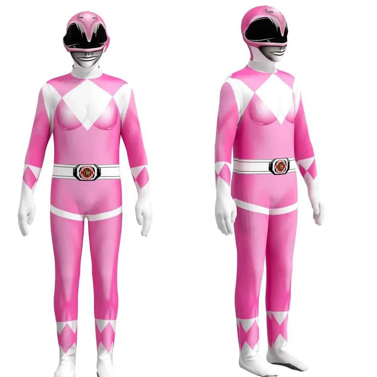 Power Samurai Sentai Rangers Costume – Superhero Cosplay Jumpsuit