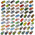 100Pcs Alloy Diecast Car Mini Cars Model Se tToys for Boys Sliding Inertia Pull Back Vehicle Toy Birthday Gift for Kids Toddler