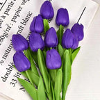 3/5/10/15/20pcs Tulips Artificial Flowers Real Touch Flower Bouquet Tulips Fake Flower for Wedding Home Decoration