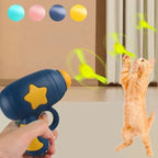 Interactive Cat Toy – Flying Disc Shooting Gun