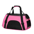 Portable Cat & Dog Carrier Bag – Foldable Breathable Travel Handbag