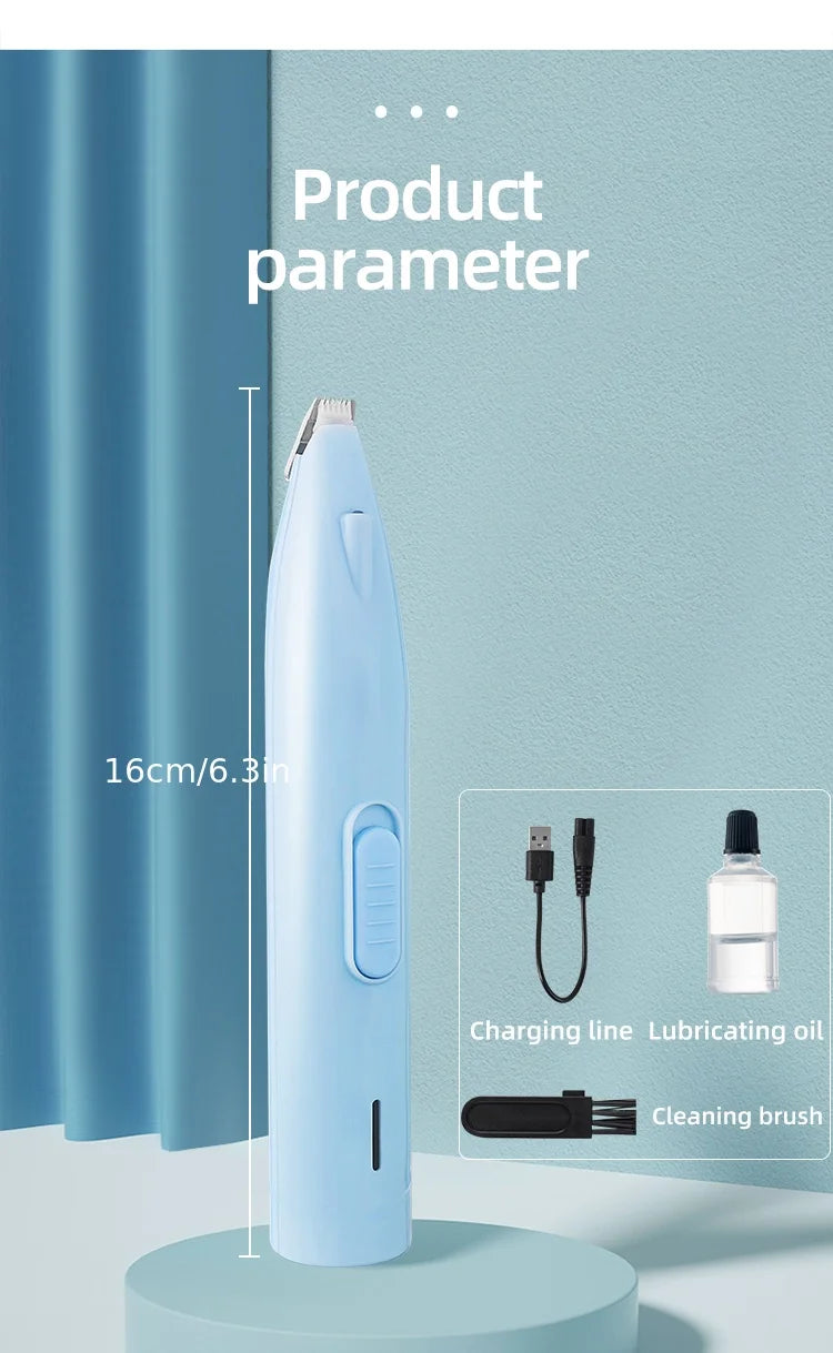 Pet Electric Pushing Scissors Cat Foot Shaver Special Dog Hair Shaver Fader Electric Mute Cat Claw Pedicure Artifact - WTN Essentials 