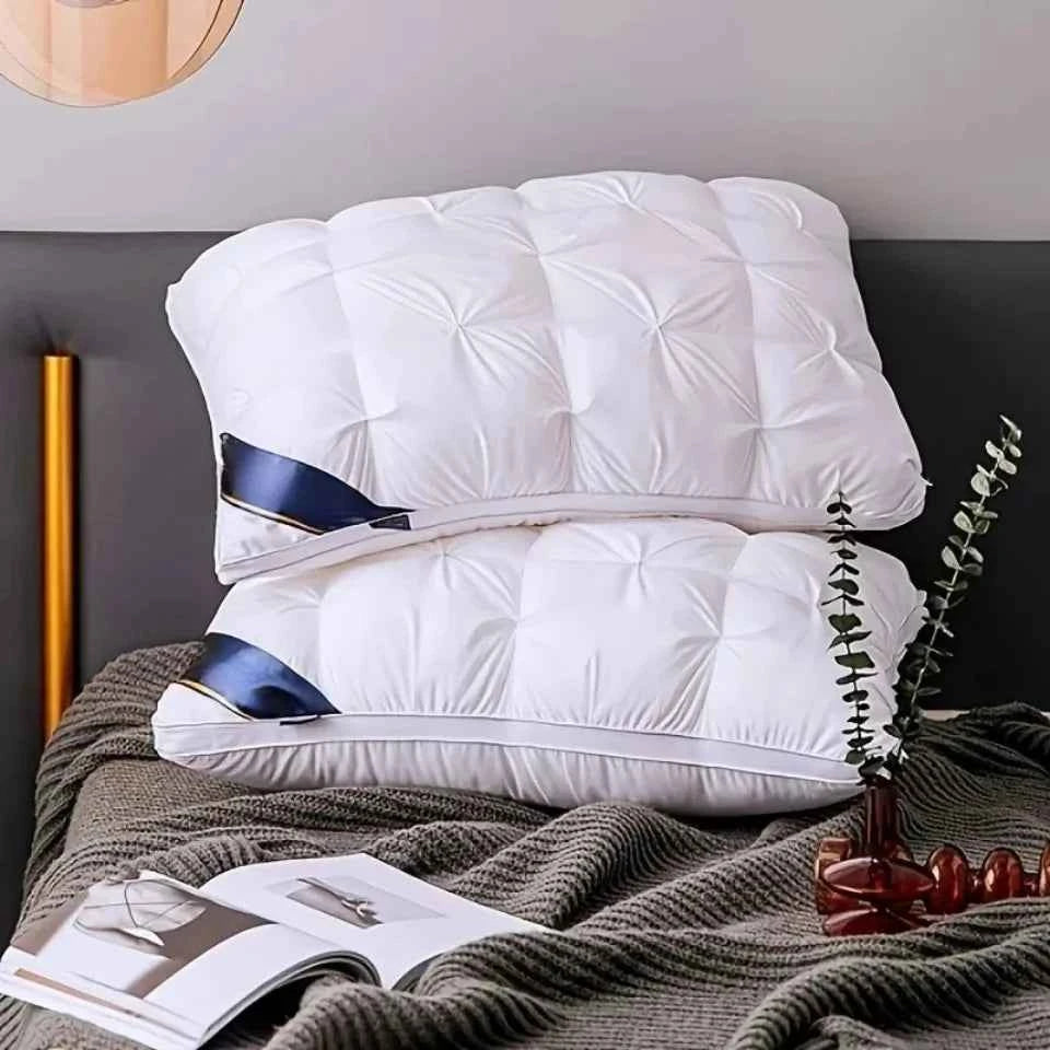 Comfortable Pillows for Sleeping 5-star Hotel Pillow Three-dimensional Soft Bilateral Washed Solid Color Pillow Sleeping Pillows