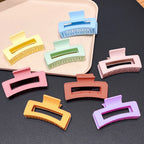 12/6-Pack Solid Color Square Hair Grips Fashionable Everyday Hair Accessories Styling Hairdo Enhancer for Casual Dates Home Use