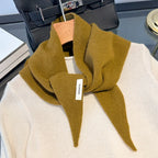 100% Wool Winter Scarf For Women Long Warm Cashmere Scarves Hijab Solid Lady Shawl Wrap Female Pashmina Bandana Head Scarfs New