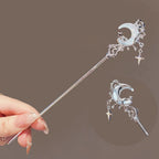 1/3pcs French Hair Pin  Women's Hair Accessories Sweet Stars Moon Gemstones Suitable For Daily Parties Fashionable Hair
