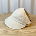 Foldable Women's Sun Hat with Wide Brim and Breathable Top - Perfectfor Ponytails
