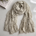 Ruins Style Unisex Steampunk Hip Hop Cotton Linen Scarf Retro Apocalyptic Scarves Techwear Capes Outdoor Tactical Shawl