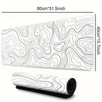 1PC Large Mouse Pads For Desk, Gaming Mouse Pad, Mouse Pad with Stitched Edges and Non-Slip Rubber Base, Extended Mouse Pad