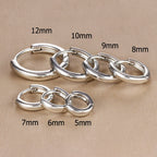 2PCS Stainless Steel Minimal Crystal Zirconia Hoop Earrings Gold Silver Color Small Huggie Cartilage Earring Piercing Jewelry