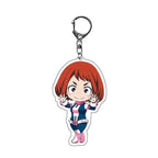 Anime My Hero Academia Keychain Acrylic Men Car Accessories Pendant Cosplay for Women Cute Bag Acrylic KeyRing Gift Trinket Fans