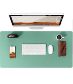 Large PU Leather Desk Pad – Non-Slip Office Mouse Pad & Desk Protector for Laptop, Keyboard, and Workstation