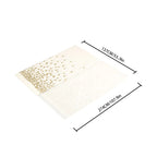 Plastic Disposable Tablecloth Rectangle Party Table Cover Gold Dot Waterproof Table Cloth for Wedding Birthday Party Decor