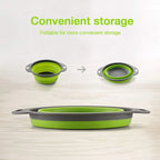 Foldable Silicone Vegetable Washing Basket – Fruit Cleaner & Food Drain Strainer