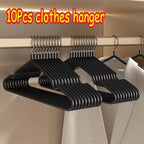 10PCS Metal Traceless Non-Slip Clothes Hangers – Strong Space Saver Rack