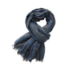 Autumn Winter Men Scarf Cotton Linen Striped Scarves Warm Neckerchief Pashmina Casual Male Accessories Bufandas Shawls