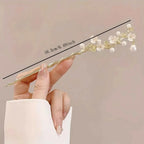 1/6pcs Elegant Chinese Style Tassel Hair Stick Traditional Floral Design Hairstyle Accessory Women Jewelry Hairpin Hairneedle