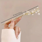 1/6pcs Elegant Chinese Style Tassel Hair Stick Traditional Floral Design Hairstyle Accessory Women Jewelry Hairpin Hairneedle