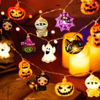 1pc Halloween LED Fairy Tale Lights Battery Operated 10/20/30LED Holiday Festival String Lights For Home Party Indoor Decoration