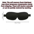 3D Sleep Mask Blindfold Sleeping Aid Soft Memory Foam Eye mask for Sleeping Travel Blockout Light Slaapmasker Eye Cover