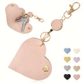 Heart Shaped Keychain with Retractable Buckle - The Perfect Accessory for Love and The Ideal Choice for Valentine's Day Gifts