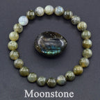 Original Reiki Blue Apatite Beads Bracelet Men Women Natural Lapis Lazuli Amethyst Yellow Tiger Eye Stone Beads Bracelet Jewelry
