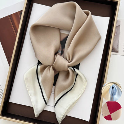 1PC Solid Color Square Scarf Women Luxury Beach Scarf Fashion Lady Hair Head Bandana Wraps Female Neckerchief Hijab Shawl