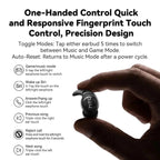 HTC NE76 Bluetooth Earphones, AI Translator Earbuds Mini Invisible Sleep Earbuds Soft Wireless Headphones Orange