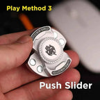 3-in-1 Skeleton Fidget Spinner Metal EDC Stress Relief Toy