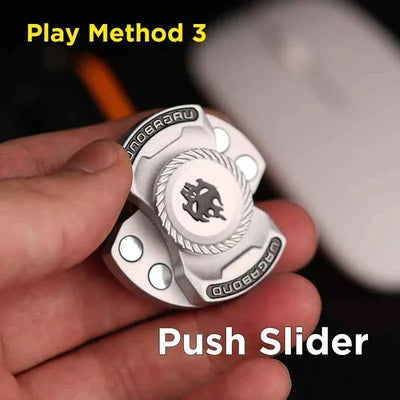 3-in-1 Skeleton Fidget Spinner Metal EDC Stress Relief Toy