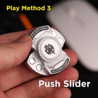 3-in-1 Skeleton Fidget Spinner Metal EDC Stress Relief Toy