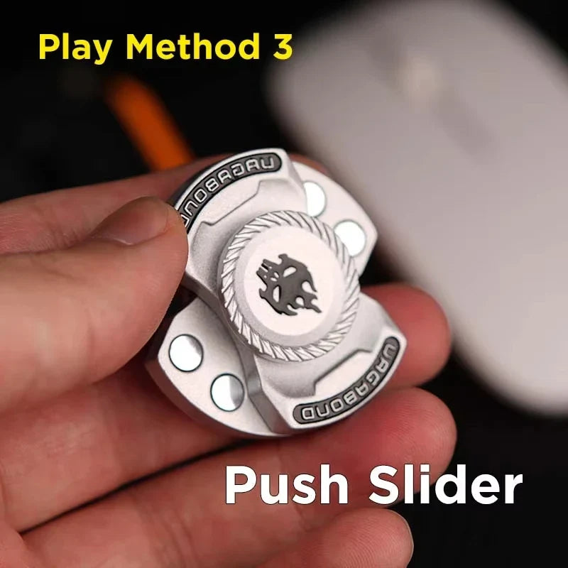 3-in-1 Skeleton Fidget Spinner Metal EDC Stress Relief Toy