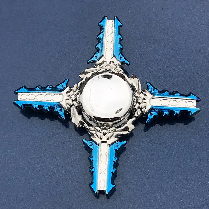 Colorful Zinc Alloy Fidget Spinner Smooth Bearing Hand Gyro Toy