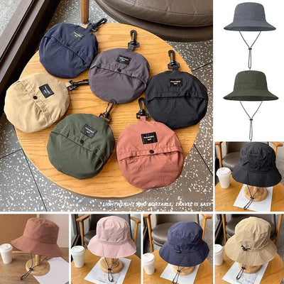 Outdoor Fisherman Hat Women Summer Sun Anti-UV Protection Camping Hiking Mountaineering Caps Men's Panama Fishing Bucket Hat