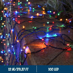 LED Solar String Lights 300LED 8 Modes Solar Powered Xmas Outdoor Lights Waterproof Starry Christmas Fairy Lights