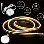 Motion Sensor Stair Lights With Chase Effect Under Bed Lights Under Cabinet Lights, Motion Activated Led Light Strip for Home