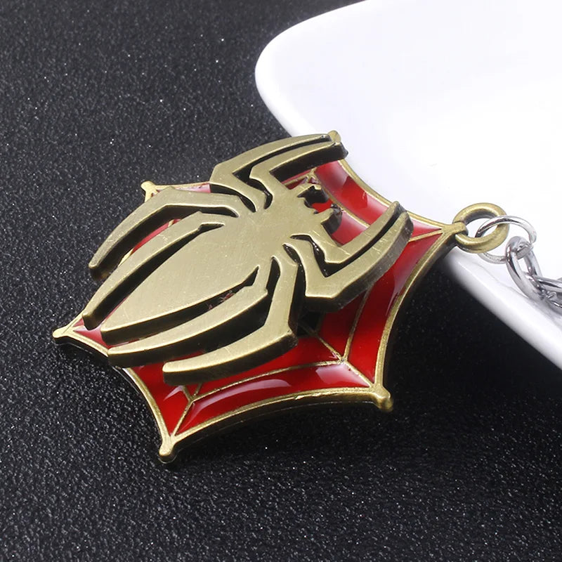 Cartoon Spider Blade Keychain Creative Key Ring Key Chain Jewelry Handsome for Movie Fans Woman Man Handsome Gifts
