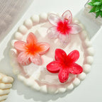 3Pcs/18Pcs Egg Flower Hair Clips Gradient Candy Color Flowers Suitable for Daily Backcombed Ponytail Shark Clip Hair Accessories